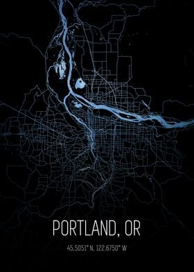 Portland City Map