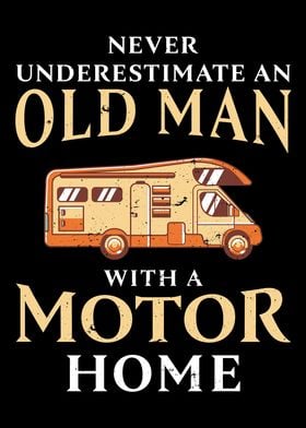 Funny Old Man Motorhome