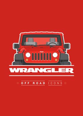 Wrangler red badge