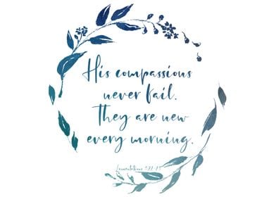 New Compassions Lam 3 22