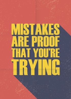 mistakes are proof 