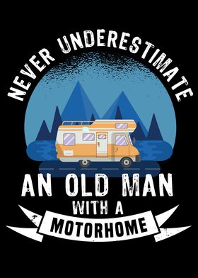 Old Man with Motorhome