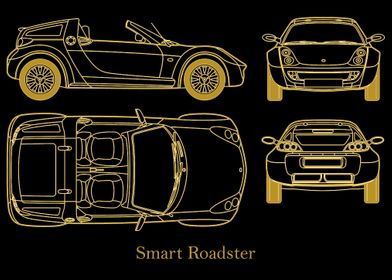 Smart Roadster  gold