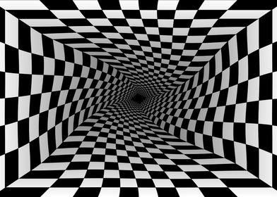 Optical Illusion Vortex 3D