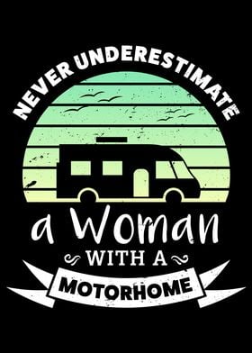 Women with a Motorhome