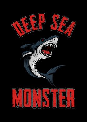 Shark deep sea monster