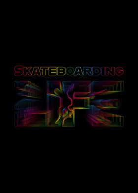 Skateboarding Life modern 