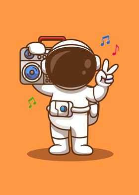 Kawaii Astronaut Hip Hop