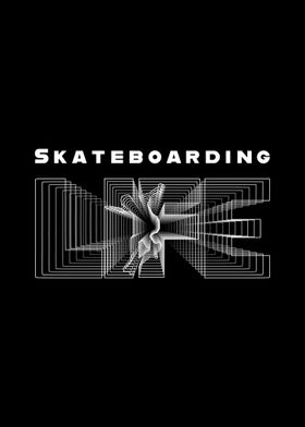 Skateboarding Life modern 