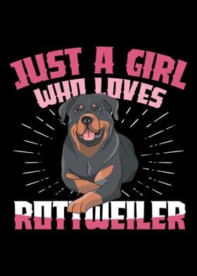 Rottweiler Girl Dog Lover