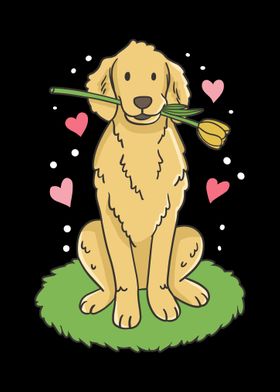 Golden Retriever Kawaii