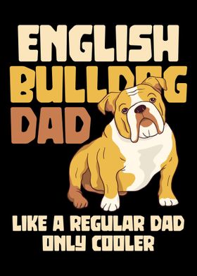 English bulldog dad dog