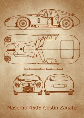 Maserati 450S  old