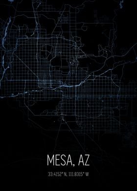 Mesa City Map