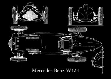 Mercedes Benz W154 1938  