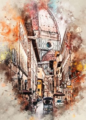 Florence in Watercolor