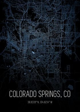 Colorado Springs City Map