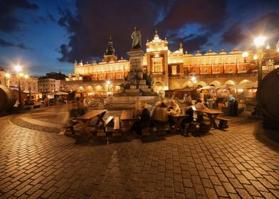 Krakow Old Town by Night