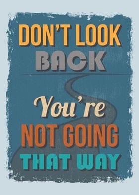 Dont look back