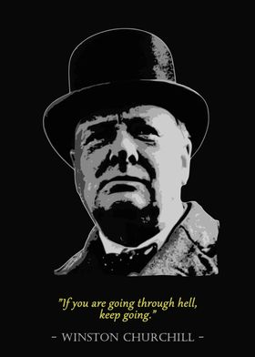 Winston Churchill Quote' Poster by Filip Hellman | Displate Winston Churchill Quote' Poster by Filip Hellman | Displate