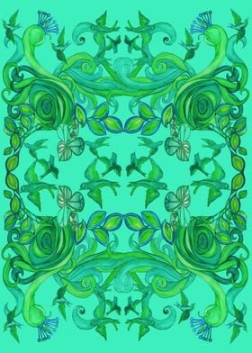Healing Green Pattern