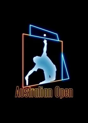 Australian Open neon  