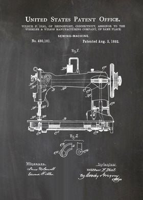 2 Sewing Machine Patent