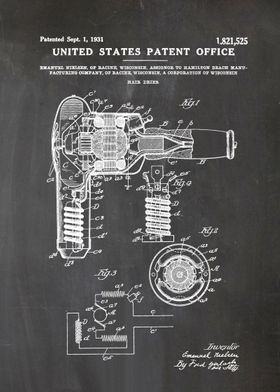 3 Hair Dryer Patent 1931