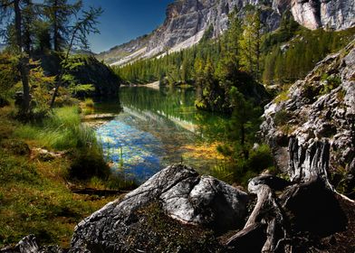 scenic mountain lake feder