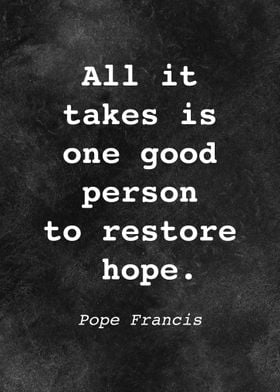 Pope Francis Quote D011