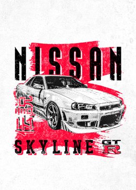 Nissan Skyline GTR r34