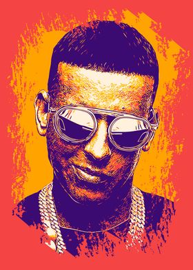 Daddy Art yankee Barrio Fino Tracklist Music Album Cover Poster Prints  Canvas Painting Art Wall Pictures Living Room Home Decor - AliExpress