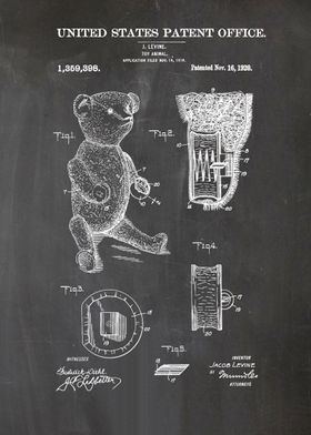 23 eddy Bear Patent Poste