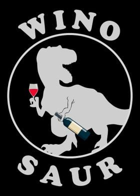 Winosaur  Wine Lover Dino