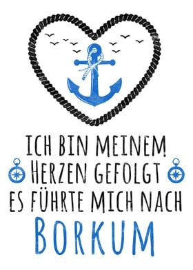 Borkum Nordsee Spruch