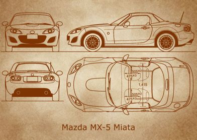 Mazda MX5 Miata   old 