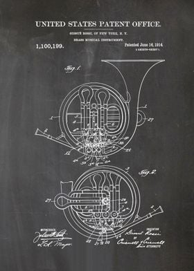 19 French Horn Patent