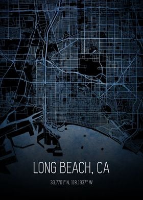 Long Beach City Map