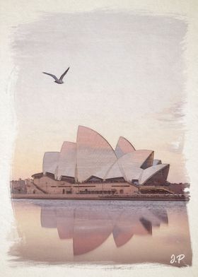 Sydney Opera Watercolour