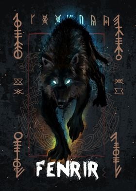 Fenrir the Norse Wolf