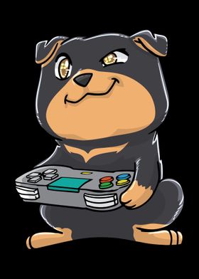 Rottweiler Gamepad Gamer K