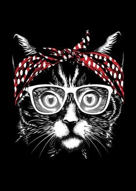 American Cat Bandana