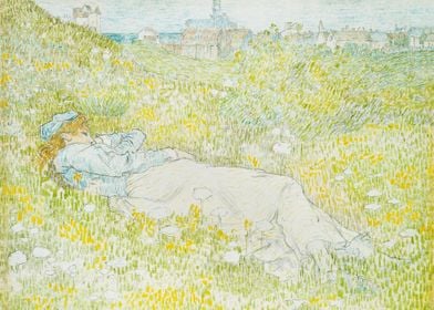 Woman Lying in the Dunes 