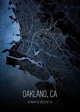 Oakland City Map