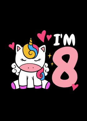 8th Birthday Unicorn