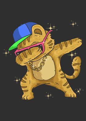 Cute Dabbing cat