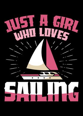 A girl who loves sailing