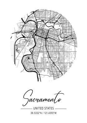 Sacramento City Map