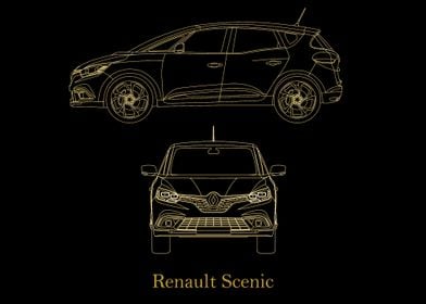 Renault Scenic 2016 gold 