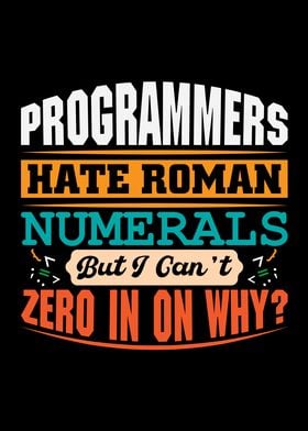 Programmers hate roman